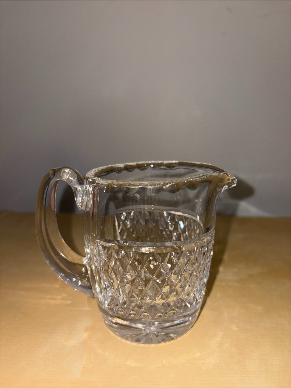 vintage Waterford crystal creamer jug